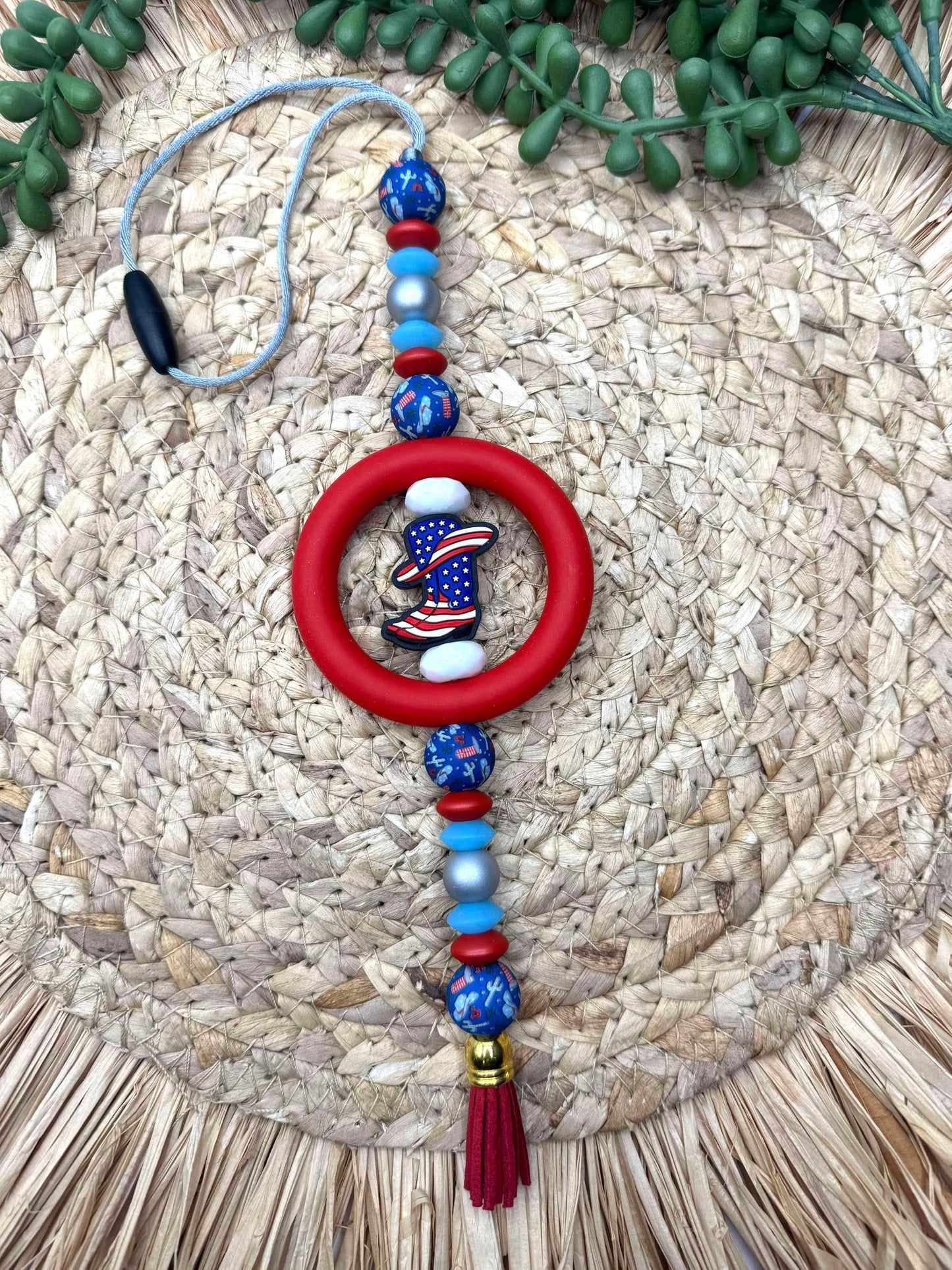 Red, Ride & Blue Hanging Car Charm Kit