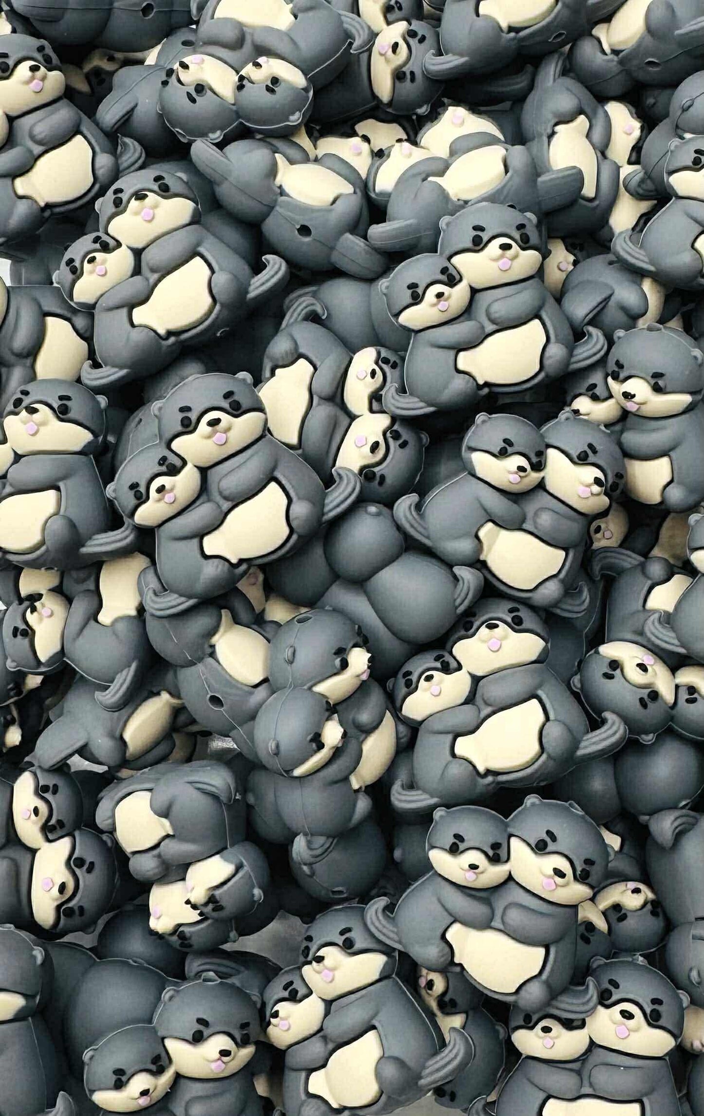 Otter Hugs Focal Bead