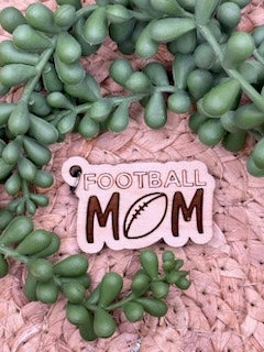 Wooden Sport MOM Key Tag