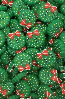Christmas Wreath Focal Bead