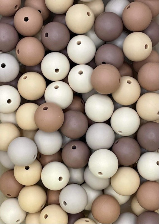 LAST CHANCE: MIX-Earthy Neutral 15mm #8