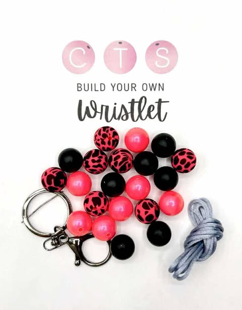 Kit de porte-clés vache rose choquant #2