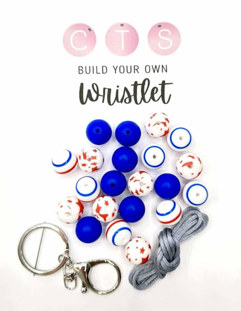 Stars and Stripes Wristlet Kit