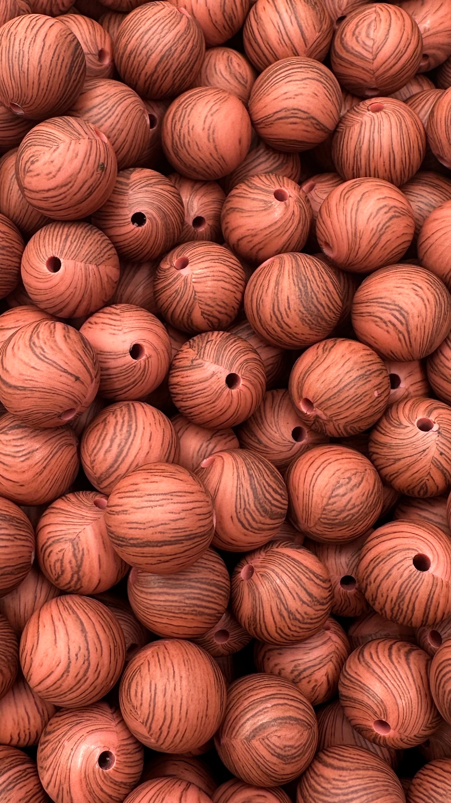 Knock on Wood 15mm Bead