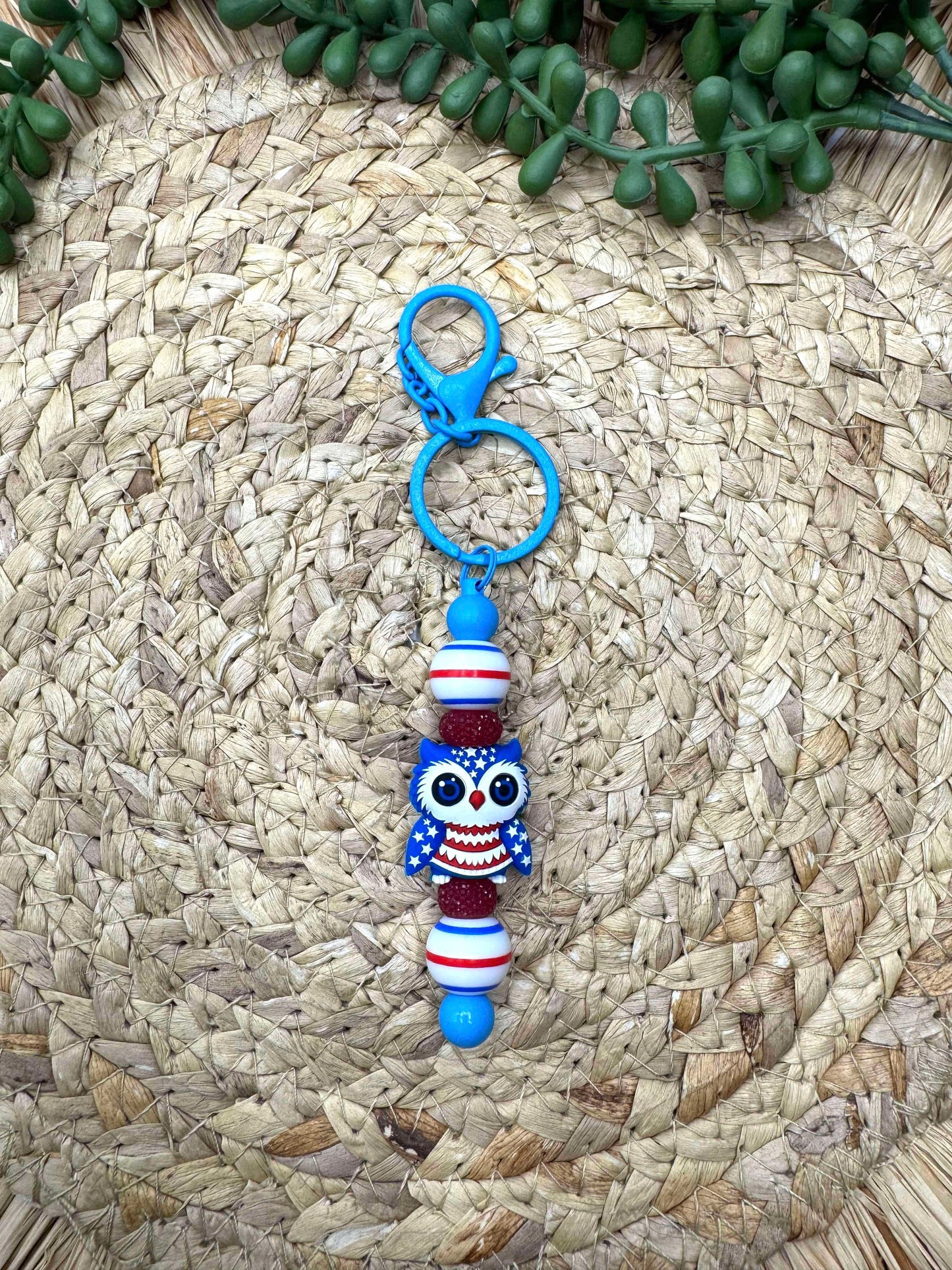 Who Who Who Loves America Keychain Kit