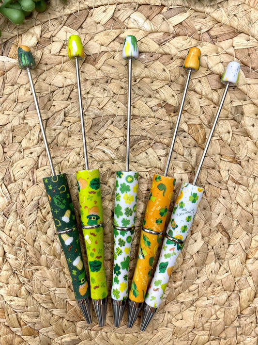 St Pat's Imprimé 5 pour 2 $ **PEN DEAL** Stylos perlés
