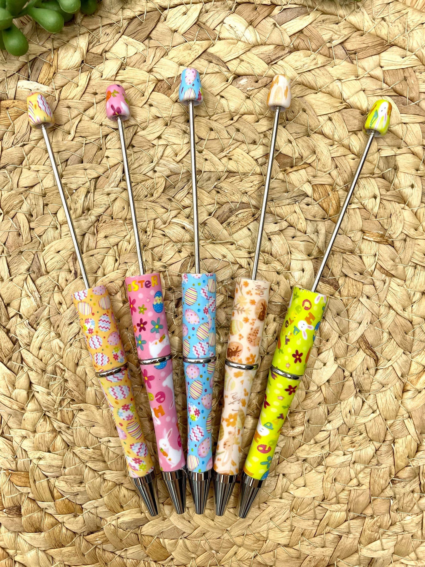 Easter Printed 5 for $3 **PEN DEAL** Beadable Pens