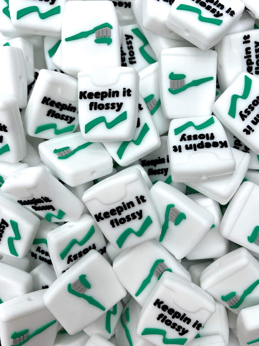 CTS Creation: Funky Floss Focal Bead