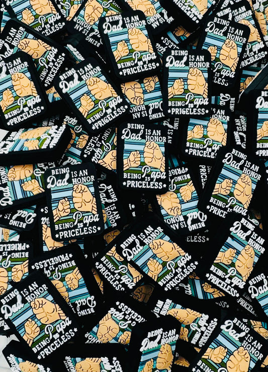 Priceless Papa Focal Bead