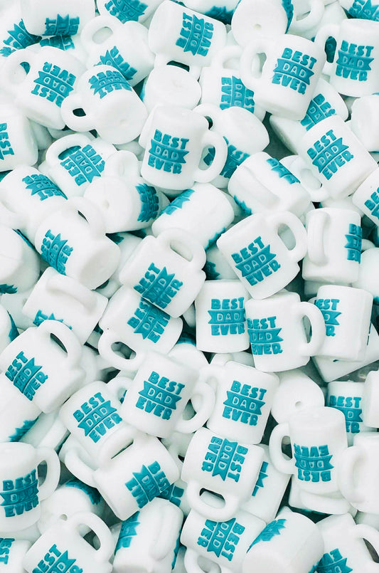 Best Dad Ever Mug Focal Bead