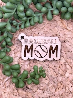 Wooden Sport MOM Key Tag