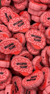 Epilepsy Alert Boss Babe Focal Bead