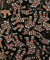 Christmas Socks Focal Bead