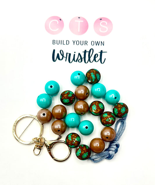 Boujee Turquoise Wristlet Kit