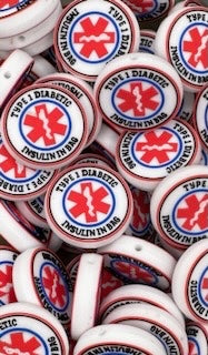 Type 1 Diabetic- Insulin Boss babe  Focal Bead