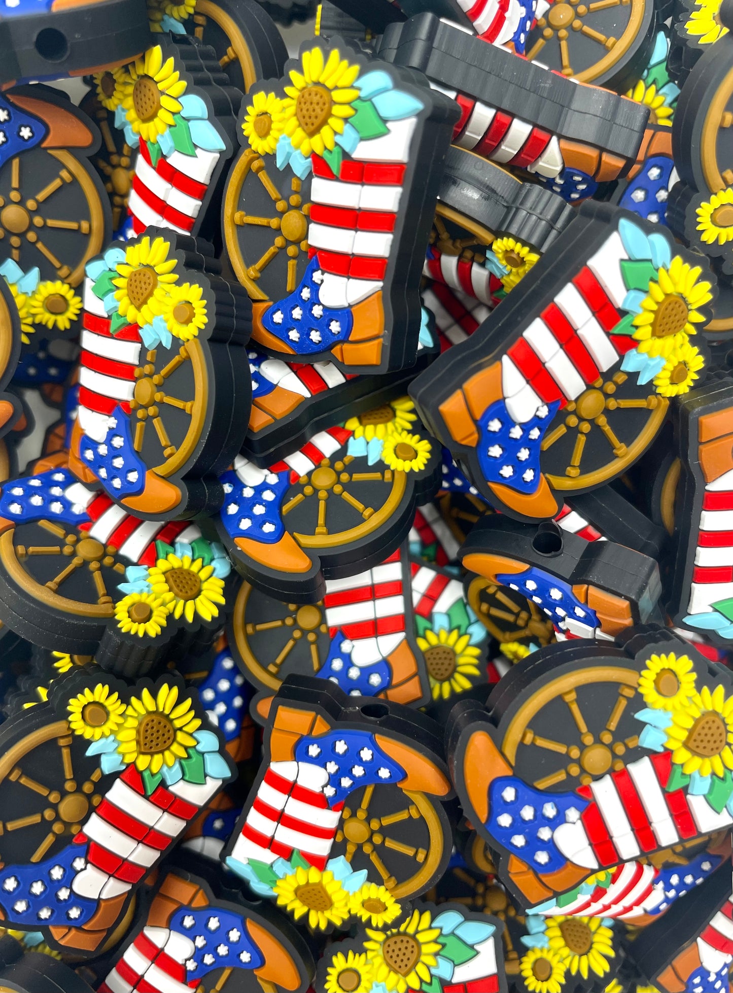 American Cowgirl Focal Bead