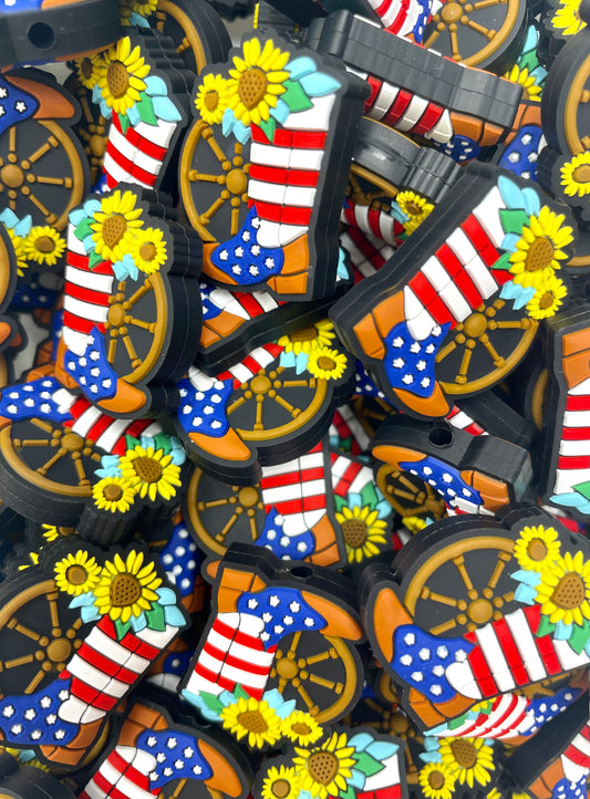 American Cowgirl Focal Bead