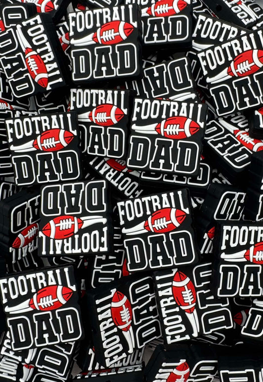Football Dad Focal Bead