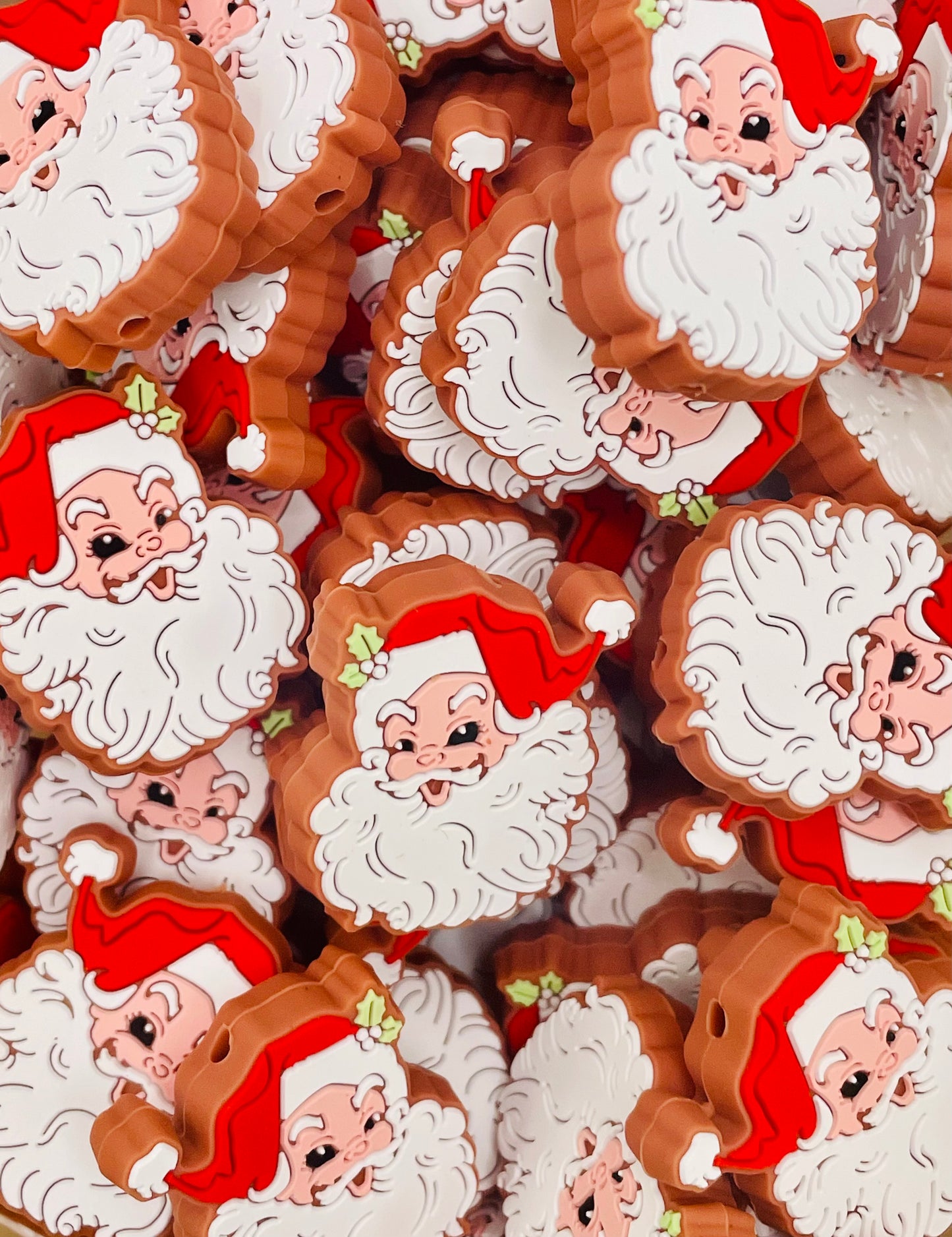 Perle focale du Père Noël vintage