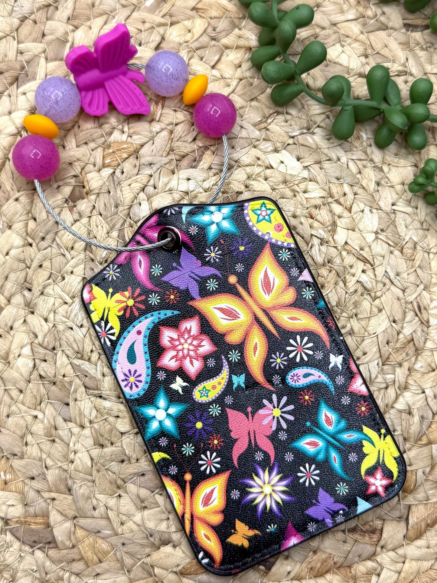 Butterfly Luggage Tag Kit