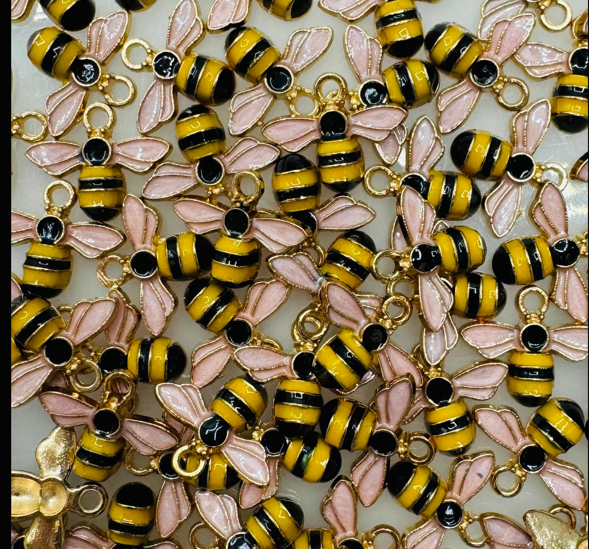 Charmes de stylo en métal d’abeille