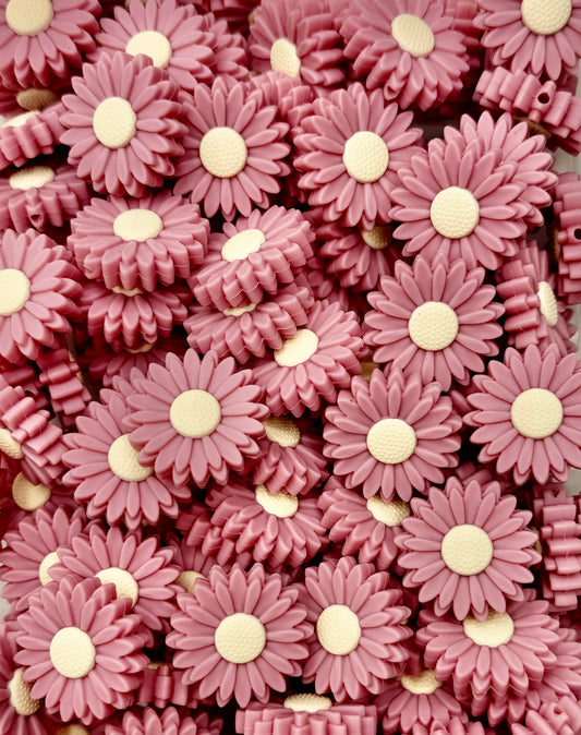 Perle focale de fleur de Boho de blush