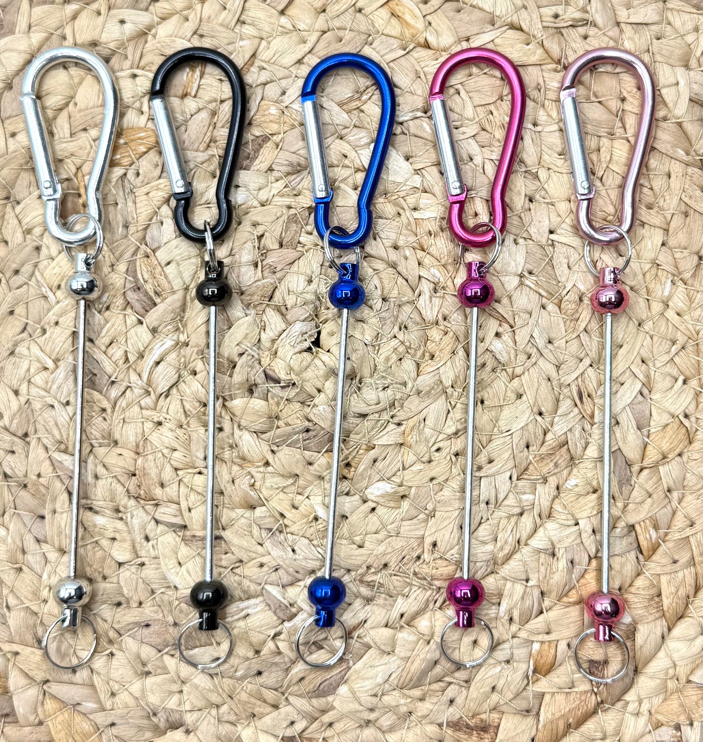Barres de porte-clés de couleur unie