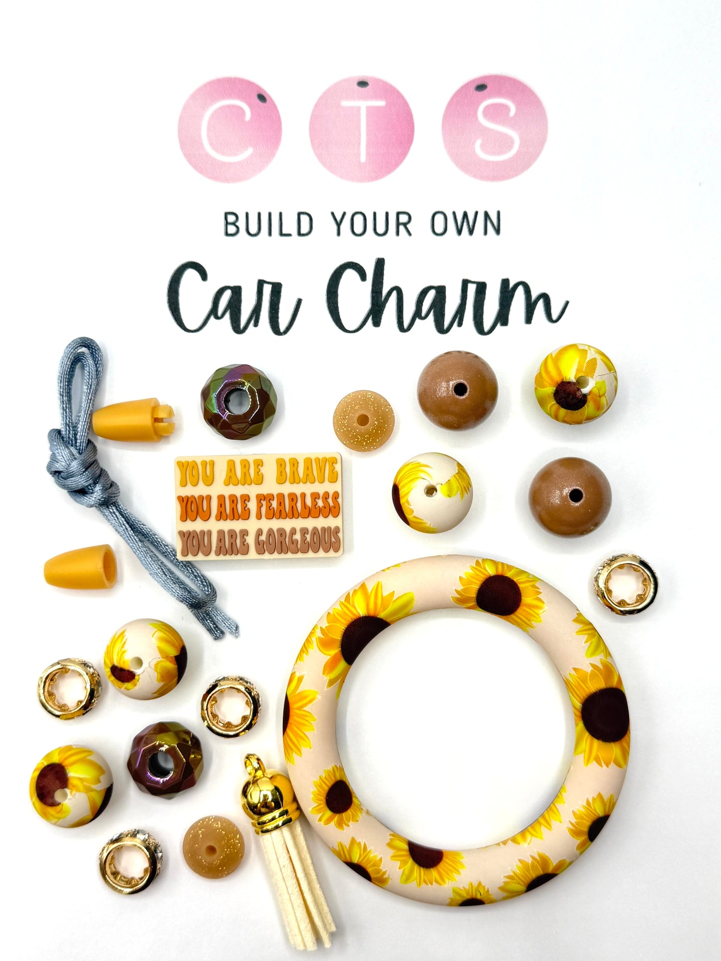You are Brave Hanging Car Charm Kit