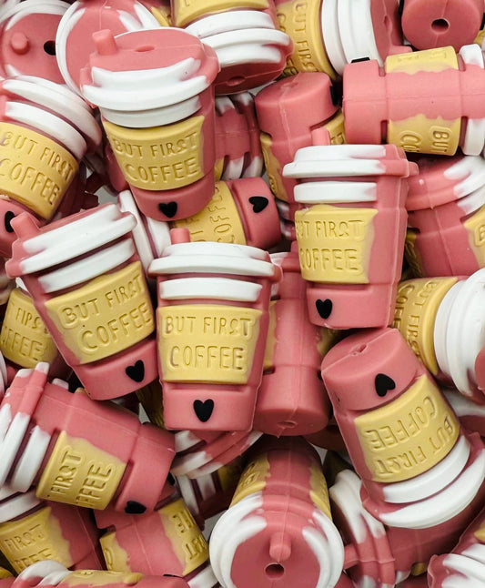 But First Coffee, Cup Focal Bead