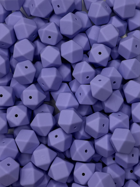 Macaroon Purple 17mm Hexagon