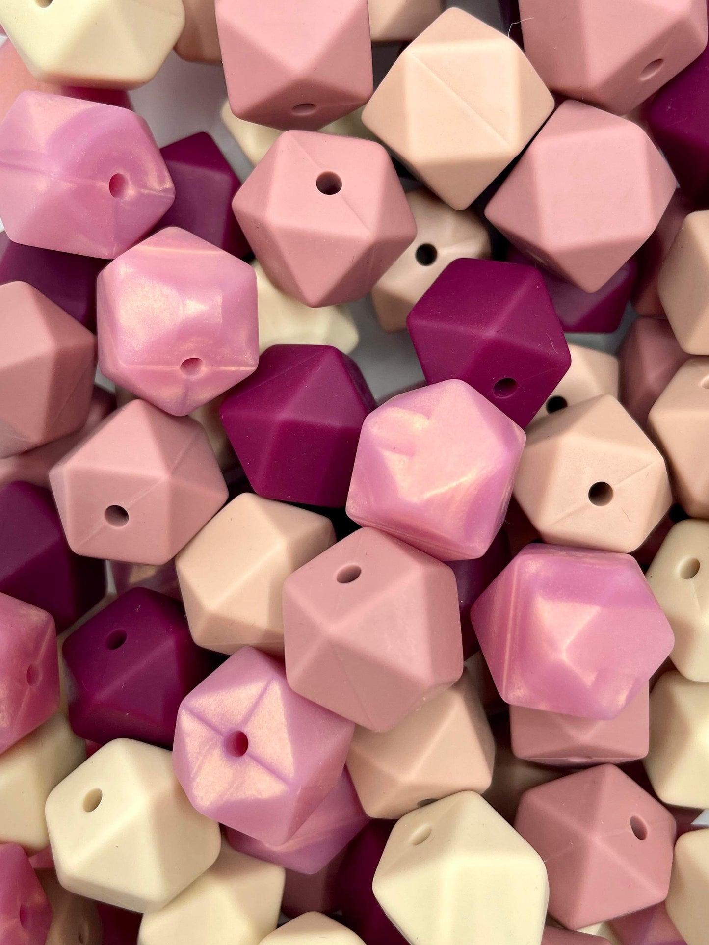 MIX-For the Love of Beads 14mm Hexagon #11