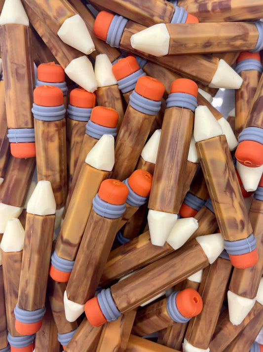 CTS Creation: Wooden Pencil Focal Bead