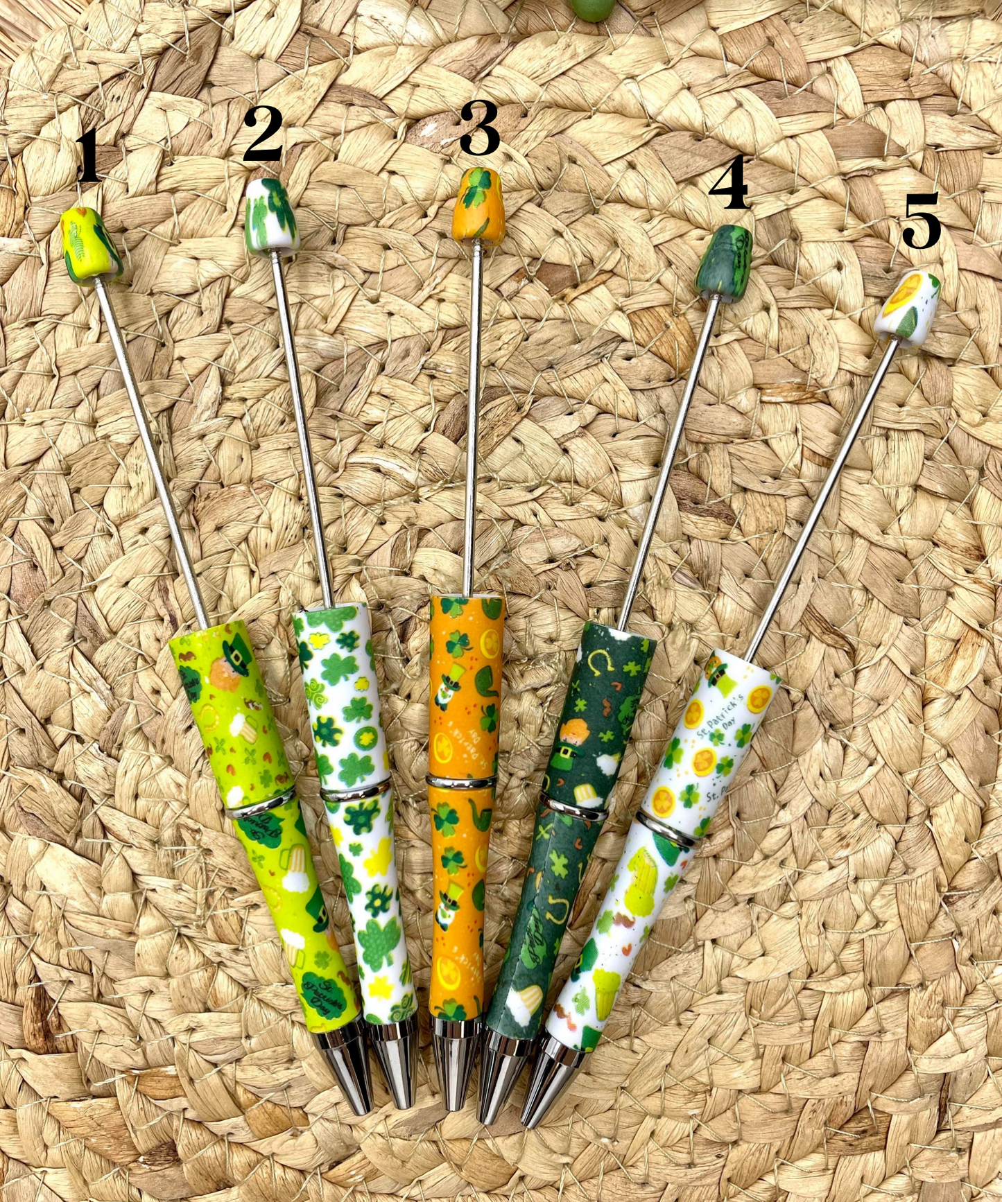 St. Patricks Day Printed Pens