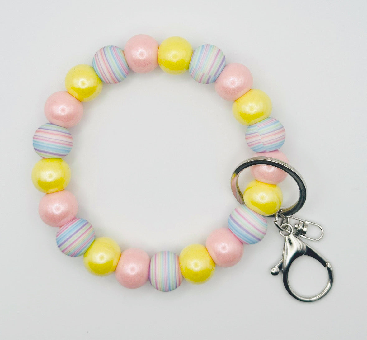 Pastel Stripes Wristlet Kit