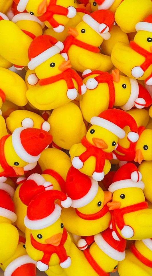 CTS Creation: Merry Quackmas Duck Focal Bead