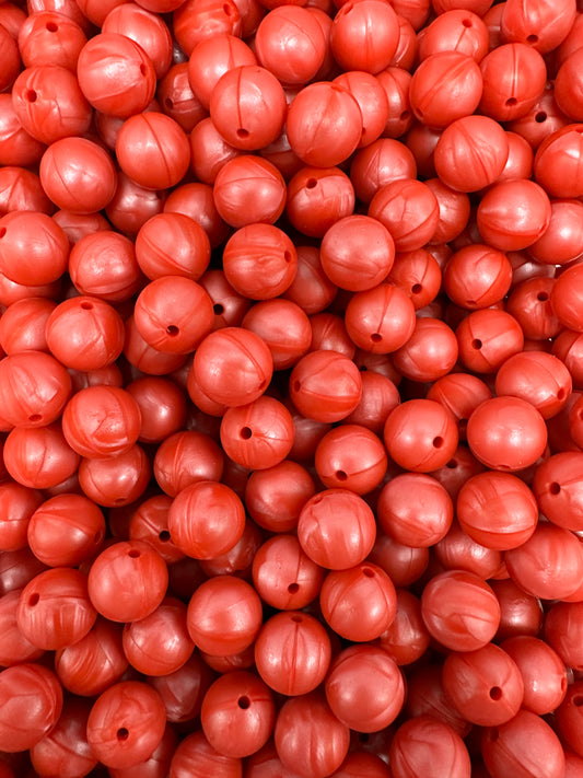 Red Pearl 15mm Round