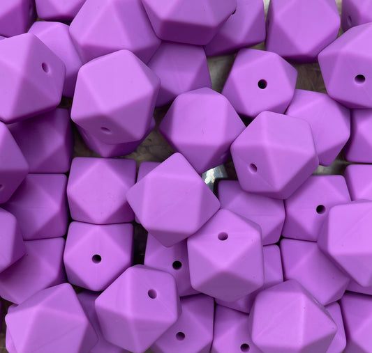 Light Purple 17mm Hexagon