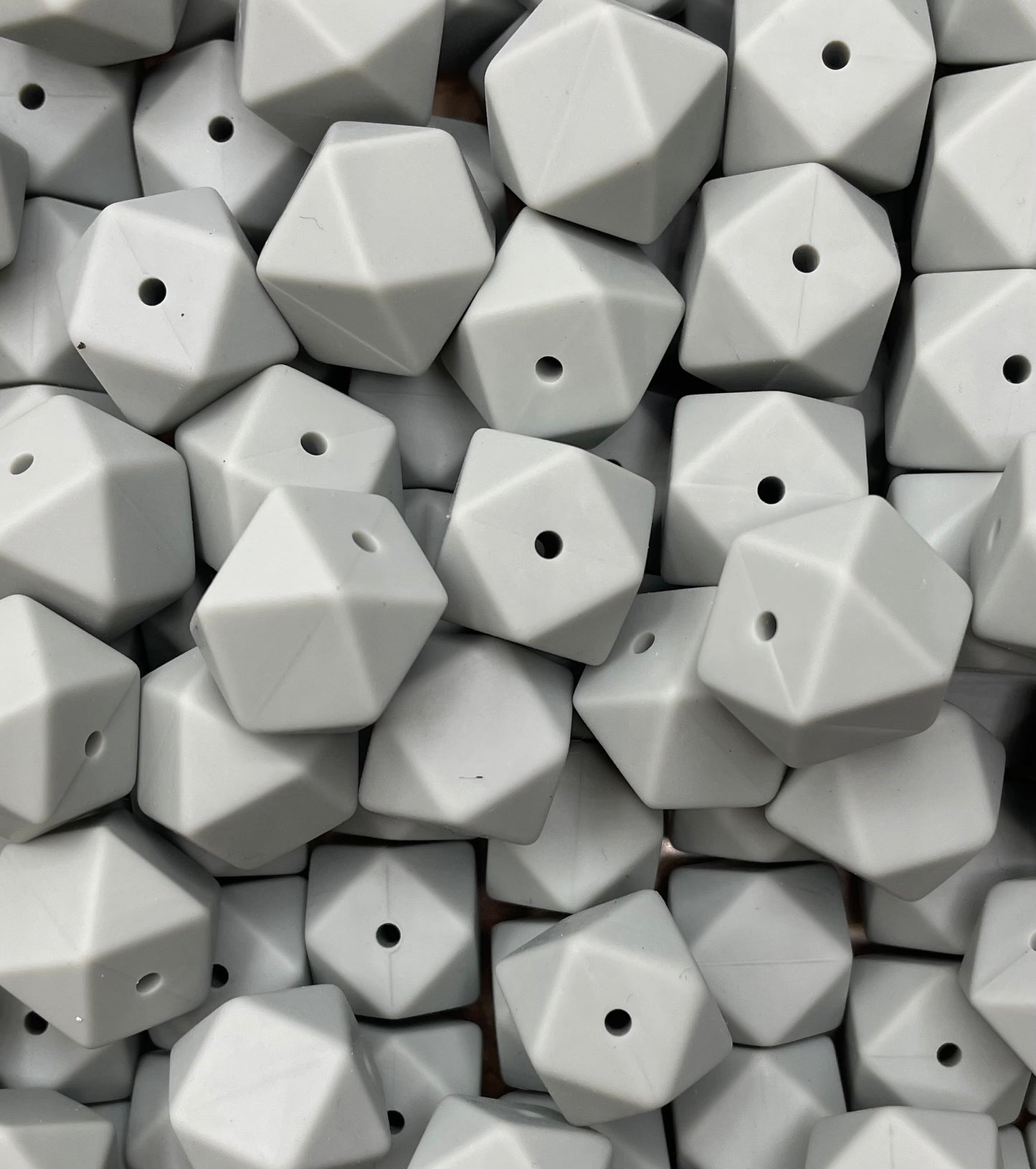 Grey 17mm Hexagon