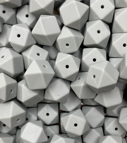 Grey 17mm Hexagon