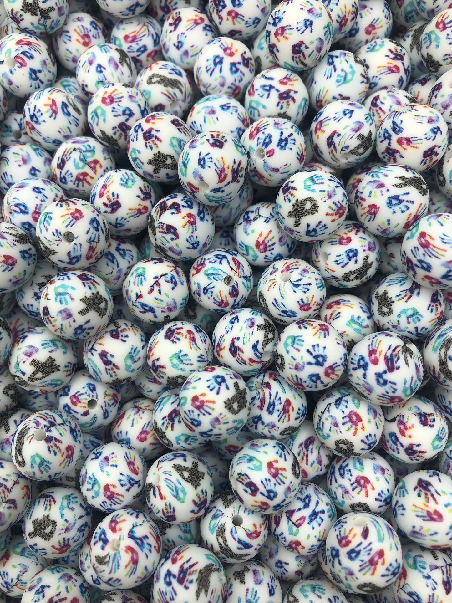 Rare Disease Awareness (Boss Babe) Printed 15mm Bead