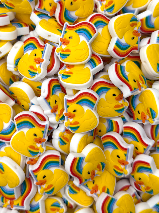 Rainbow Waddle Focal Bead