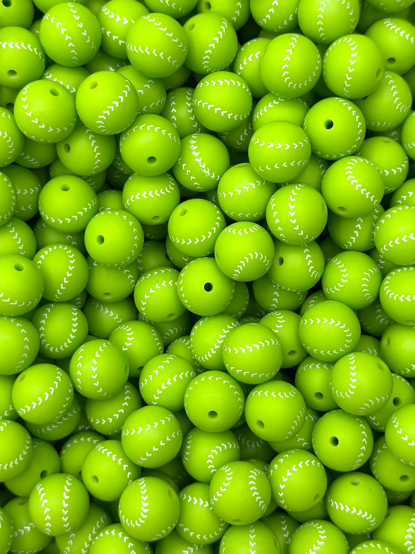 Tennis Printed 15mm Bead
