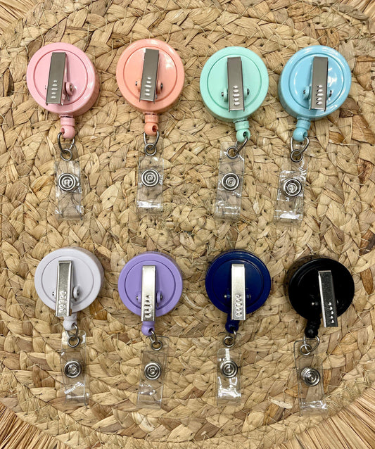 Alligator Clip Badge Reels