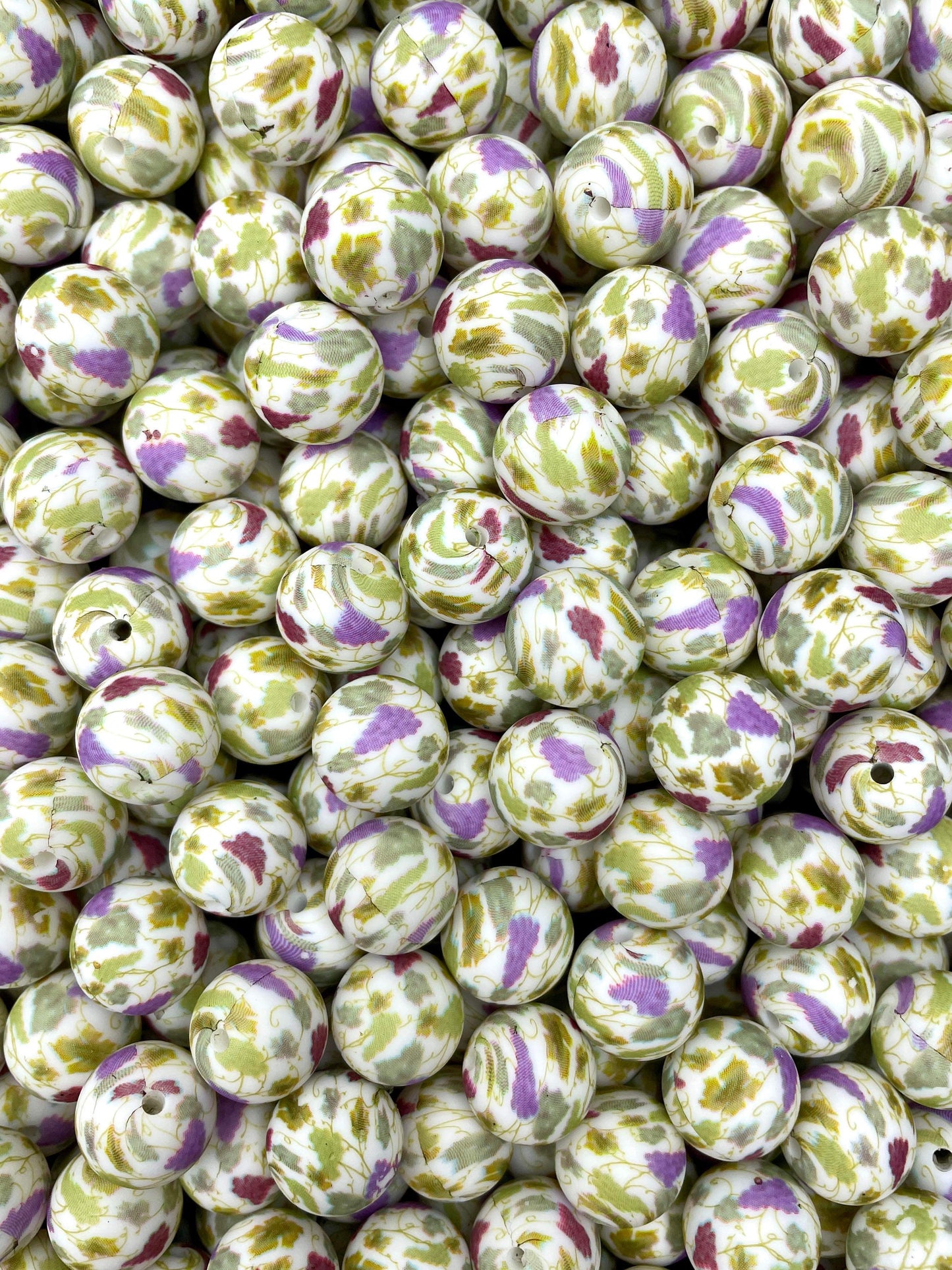 Vino (Boss Babe) Printed 15mm Bead