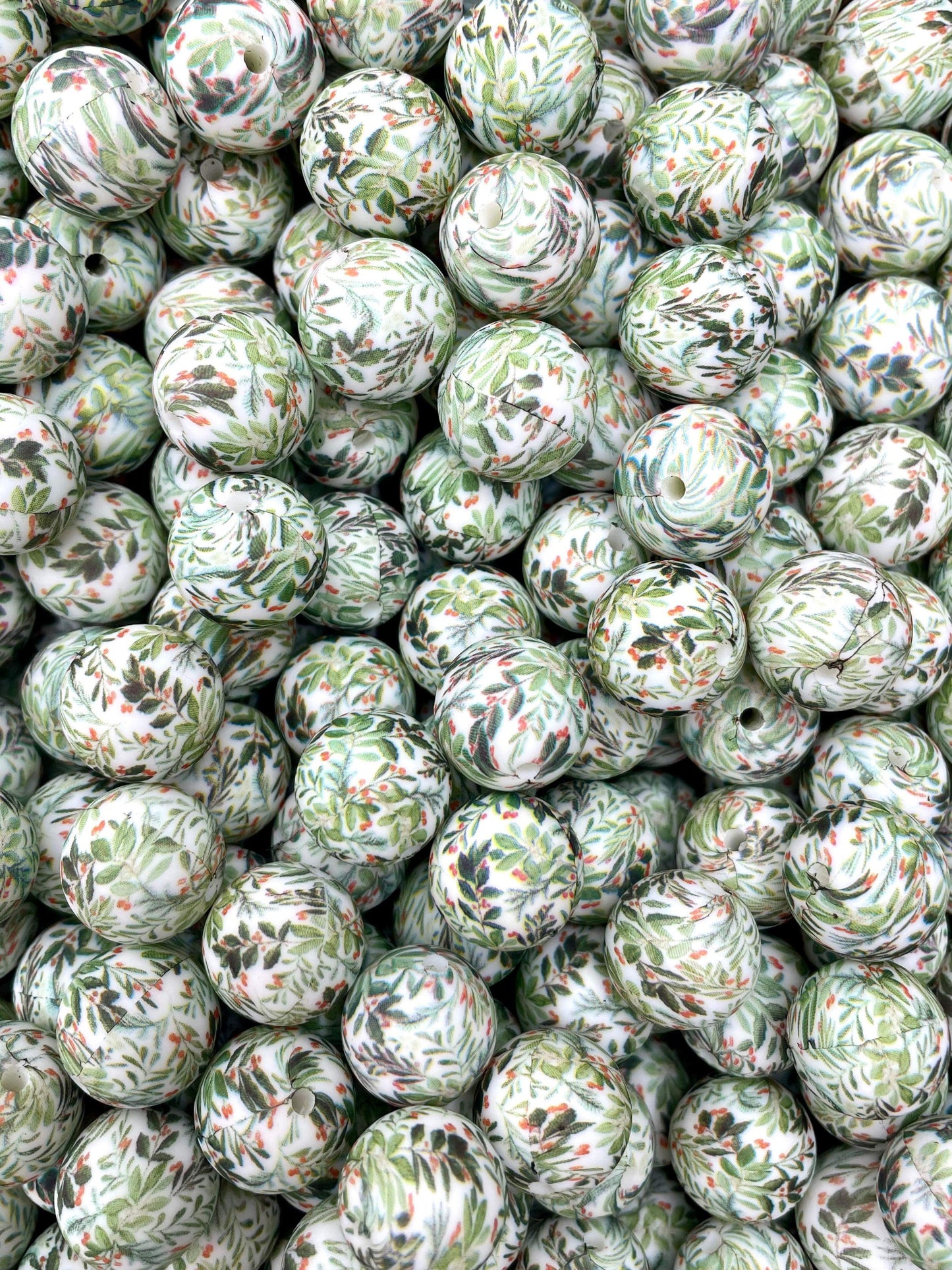 Holly (Boss Babe) Printed 15mm Bead