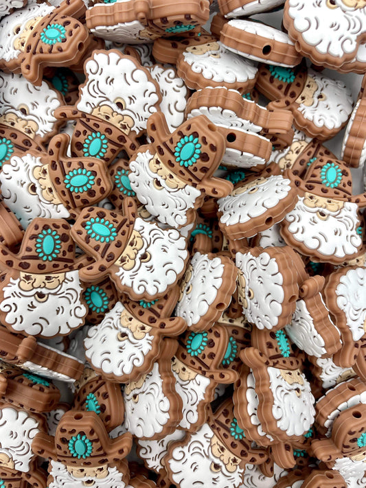 Western Santa Boss Babe Focal Bead