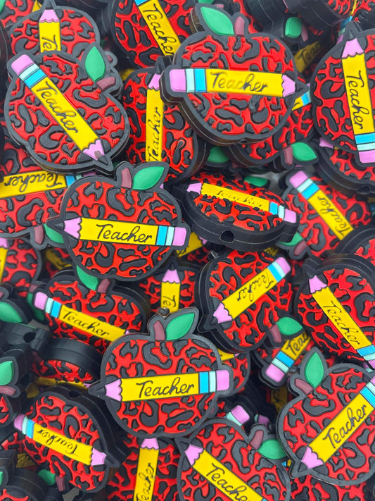 Your Teacher's Apple Focal Bead