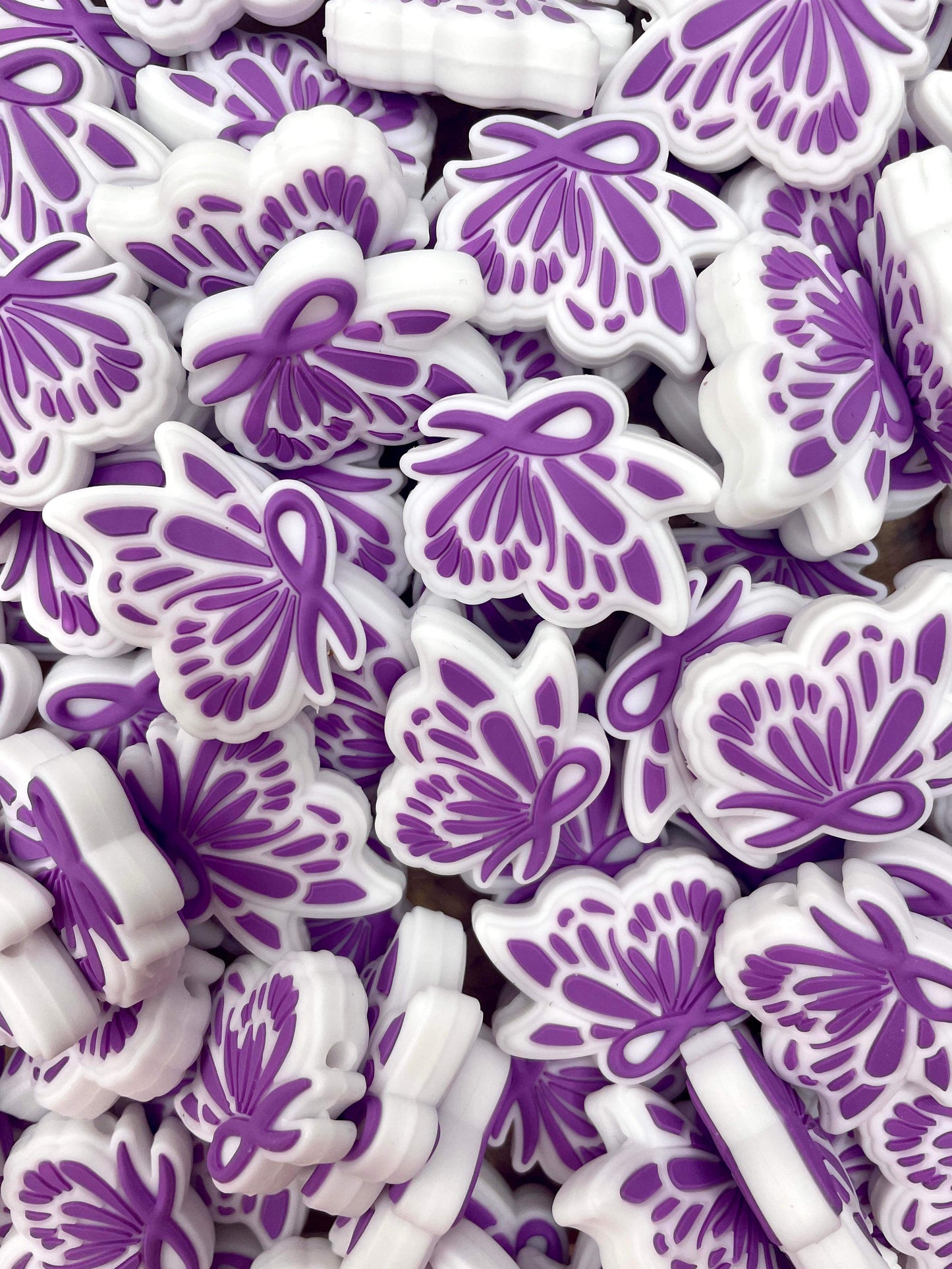 Ribbon Butterfly Focal Bead