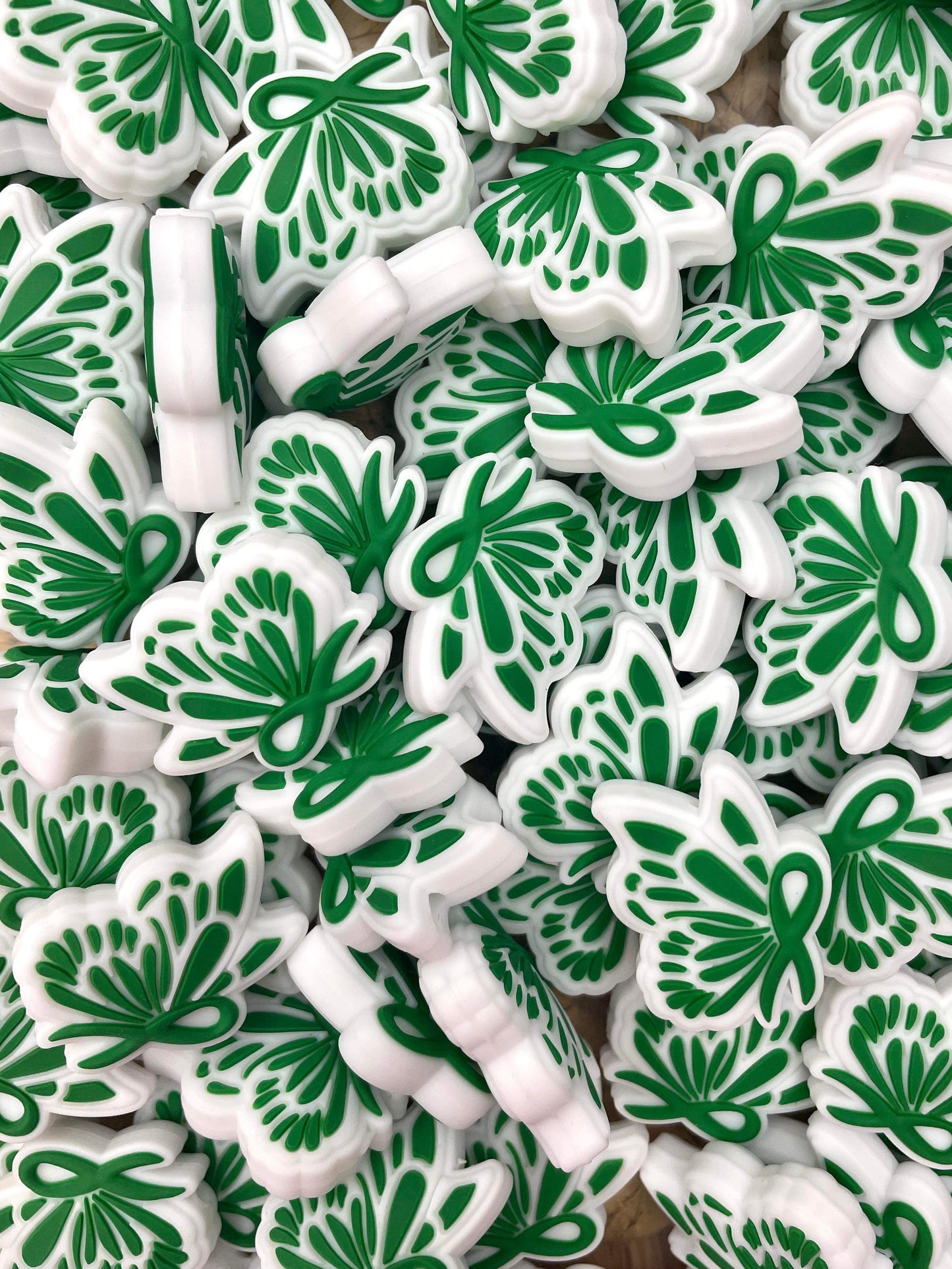 Ribbon Butterfly Focal Bead