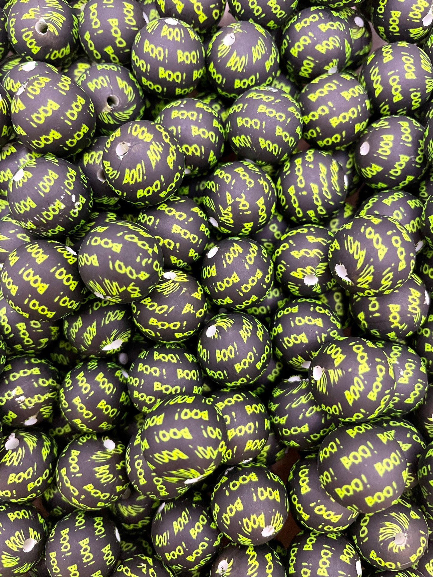 BOO! Printed 15mm Bead